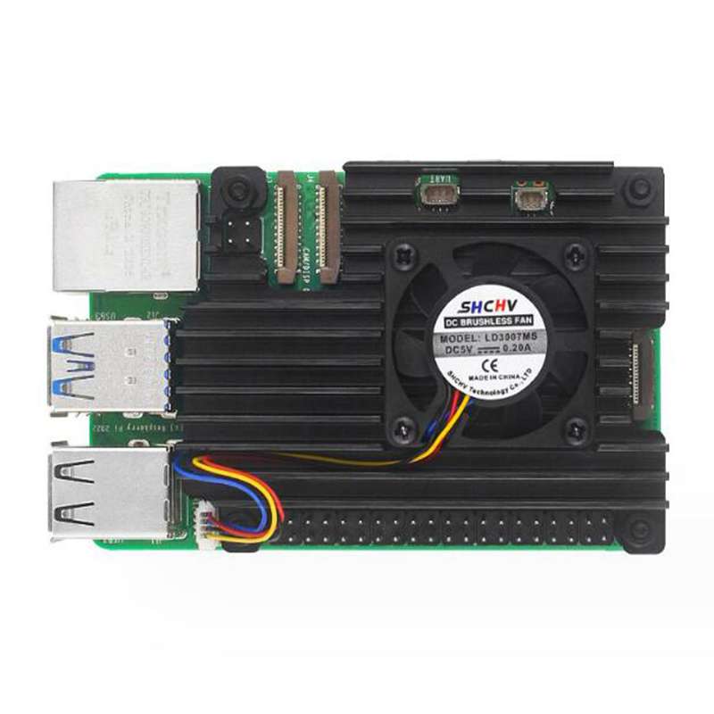 Ventilateur 4 fils PWM avec contrôle thermique et dissipateur en aluminium pour un refroidissement optimal
